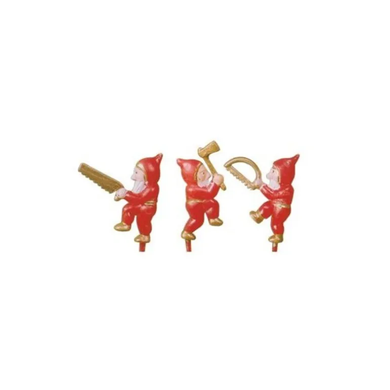 Lutins rouges sur piques assortis (x144)