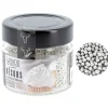Mini perles argentées comestibles Ø 2 mm 70 g