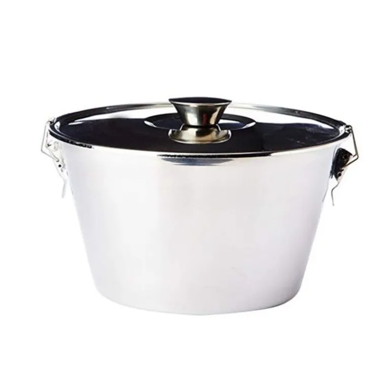 Moule à flan avec couvercle inox Ø 16 cm
