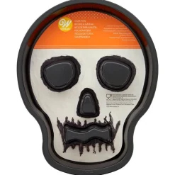 Moule à gâteau Crâne Halloween 3D Wilton