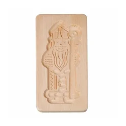 Moule à spéculoos en bois Saint Nicolas