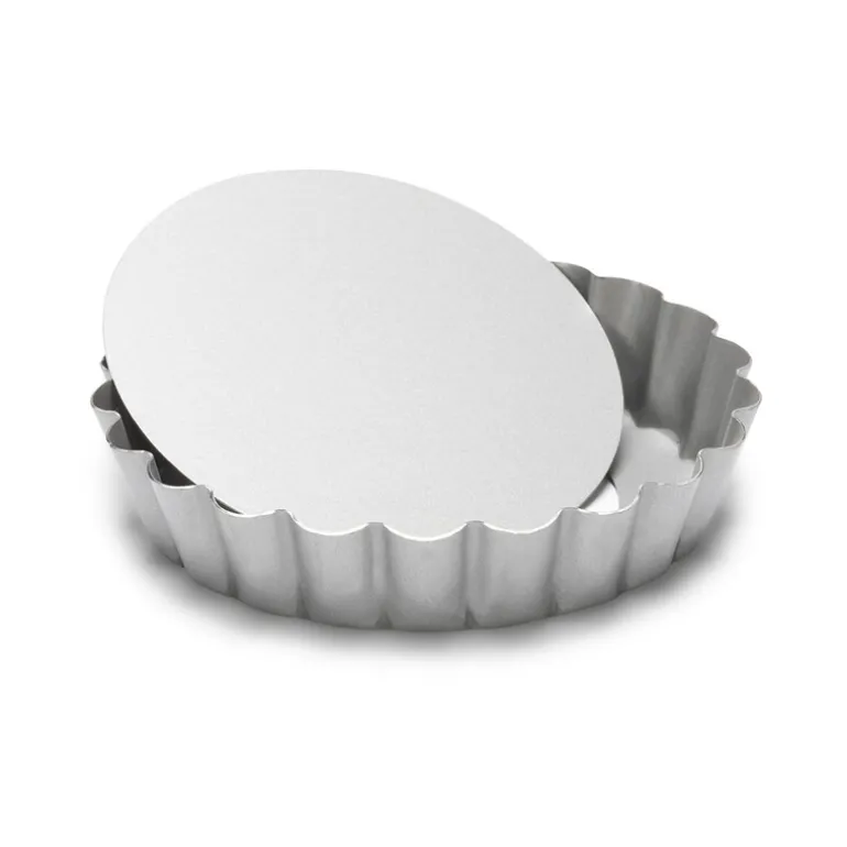 Moule à tartelette rond antiadhésif avec fond amovible