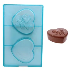 Moule bonbonnière coeur rose