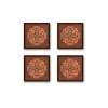 Moule carrés chocolat décor arabesques
