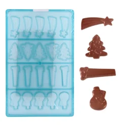 Moule chocolat 20 décors de Noël