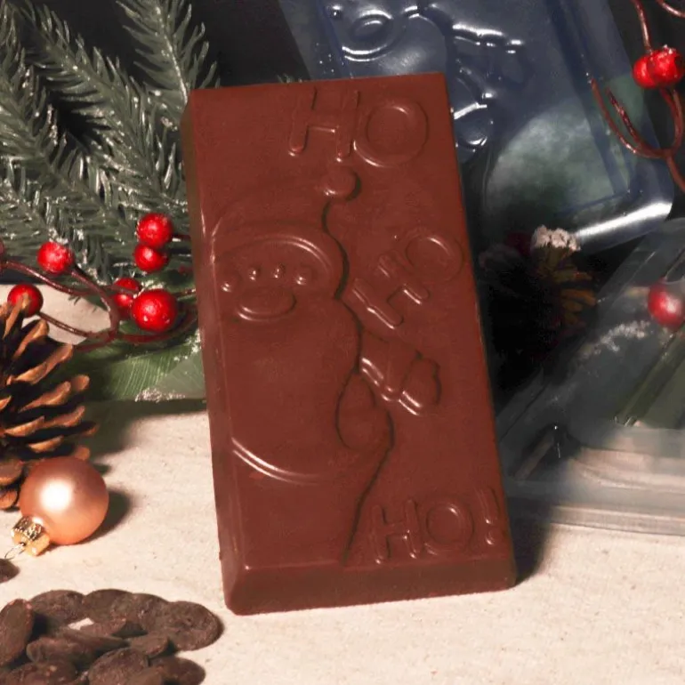 Moule chocolat en 3 parties Tablette père Noël Patisdécor
