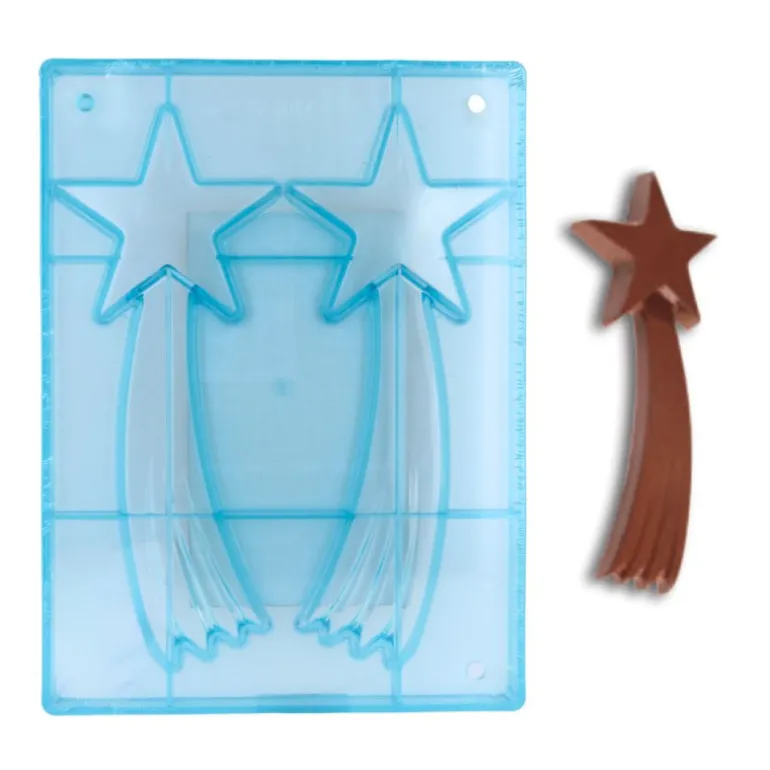 Moule chocolat Etoile Filante 24 cm Patisdécor
