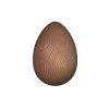 Moule chocolat oeuf strié 6,5 cm Patisdécor