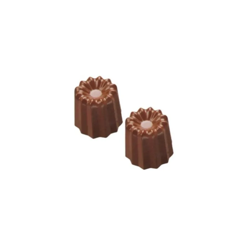 Moule chocolat petits cannelés - 40 empreintes
