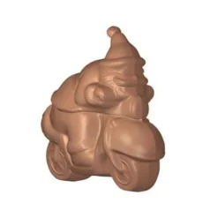 Moule chocolat Père Noel moto