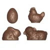 Moule friture en chocolat 4 sujets de Pâques