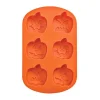 Moule silicone 6 citrouilles Halloween Wilton