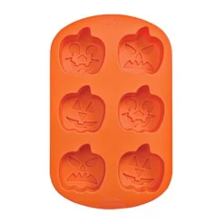 Moule silicone 6 citrouilles Halloween Wilton