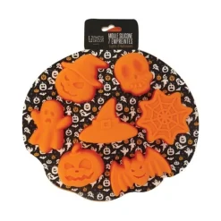Moule Silicone 7 Empreintes Sujets d'Halloween - Ø 25,5 cm