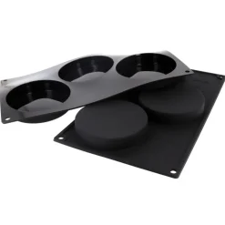 Moule silicone 3 empreintes rondes Ø 10 cm