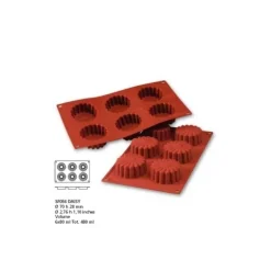 Moule silicone 6 marguerites
