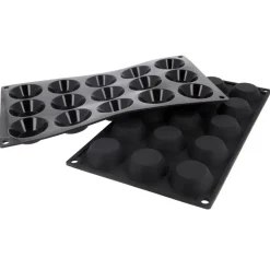 Moule silicone 15 mini tartelettes 5 cm