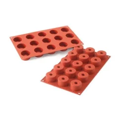 Moule silicone 15 rouleaux 4 cm