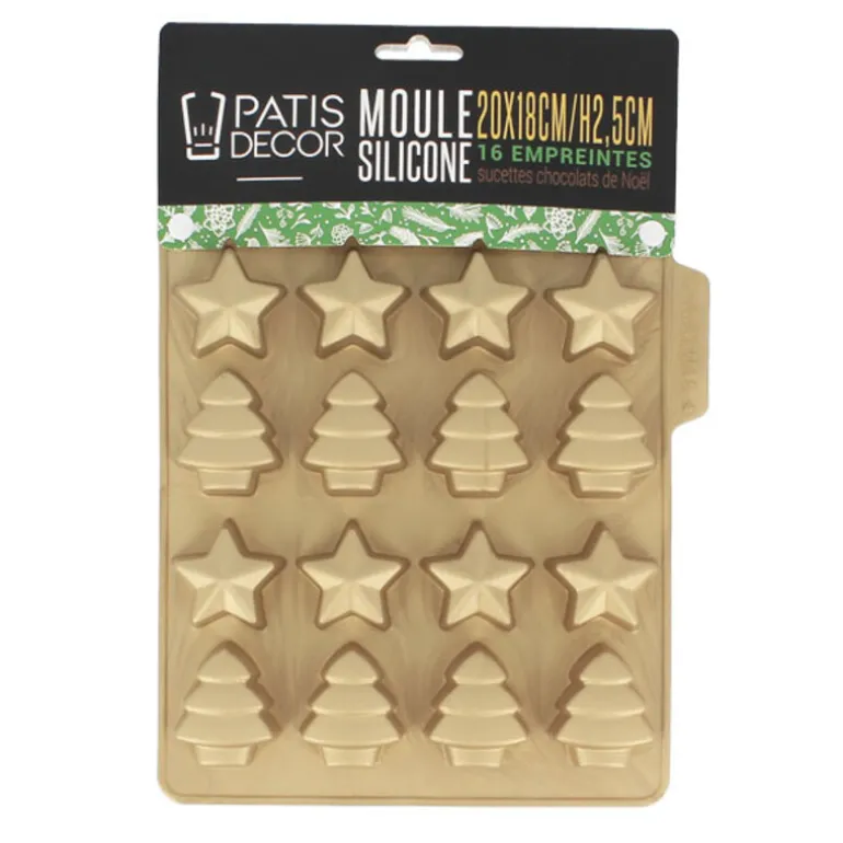 Moule sucette chocolat de Noël
