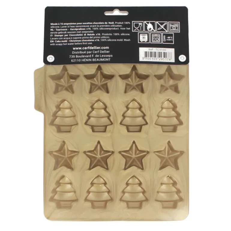 Moule sucette chocolat de Noël