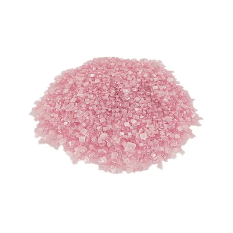 Paillettes alimentaires roses