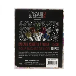 Paquets cadeau assortis 1,5 cm (x100)