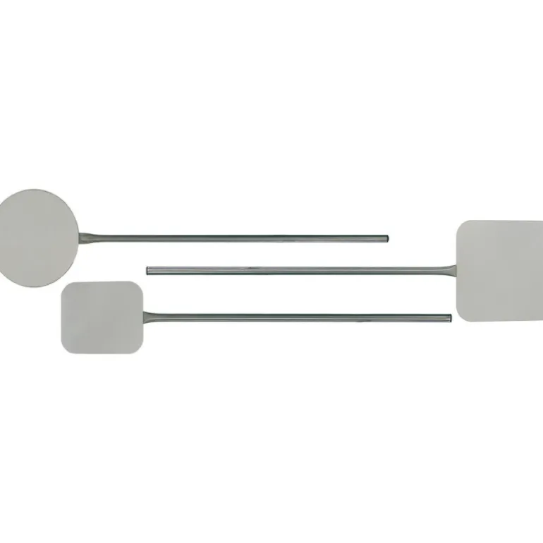 Pelle à pizza inox avec manche 92,5 cm rectangulaire 33x31 cm