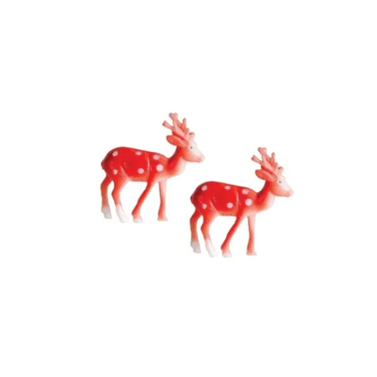 Petits cerfs en plastique 3,5 cm (x144)