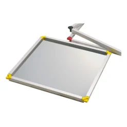 Plaque inox supplémentaire 350x350 pour cadres superposables