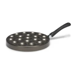 Poêle à mini crêpes antiadhésive 19 cavités