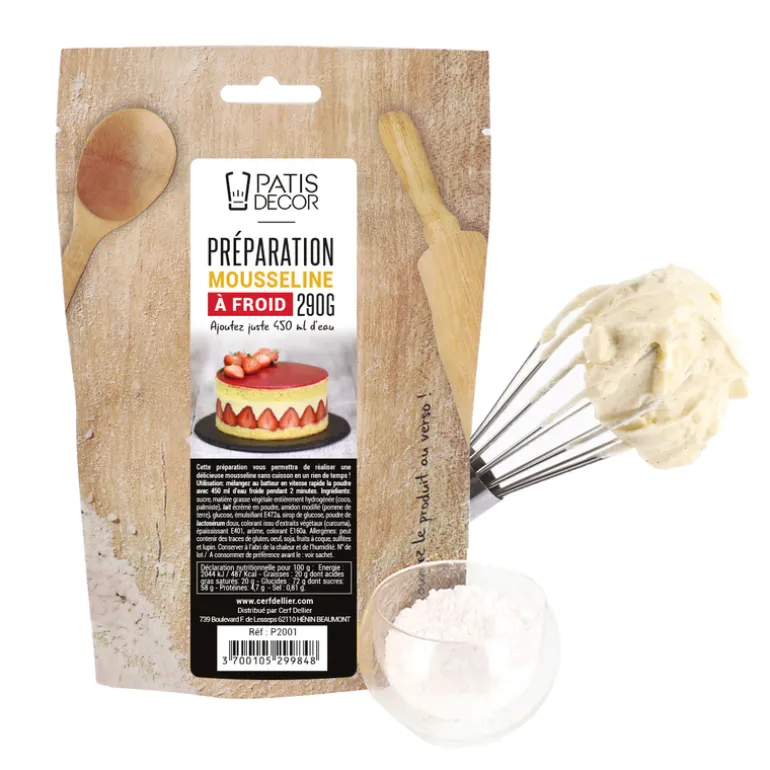 Préparation mousseline à froid 290 g
