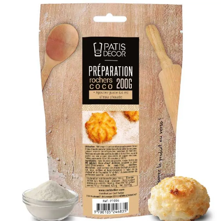 Préparation pour rocher coco 200 g