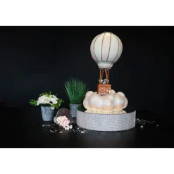 Présentoir gâteau effet miroir et contour en strass 20 cm