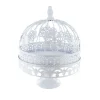 Présentoir gâteaux cage brodée 26 cm