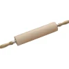 Rouleau à pâte avec poignées en hêtre diamêtre 8 cm 35 cm