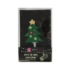 Sapin de Noël décoré sur pique