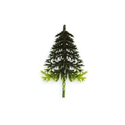 Sapin vert 2 tons sur pique (x100)