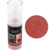 Spray de paillettes rouge
