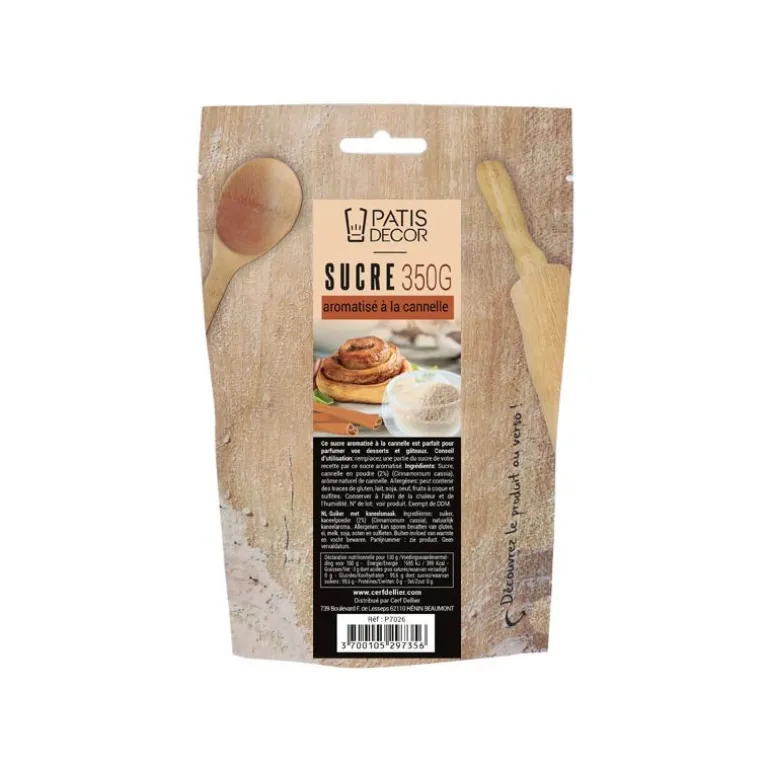 Sucre aromatisé à la cannelle 350 g