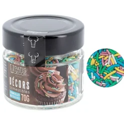 Vermicelles comestibles multicolores 70 g
